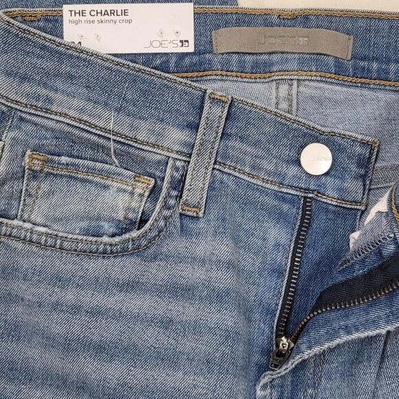 NWT Joe's Jeans The Charlie High-Waist Skinny Ankle 24 - Picture 3 of 4
